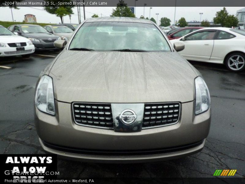 Spirited Bronze / Cafe Latte 2004 Nissan Maxima 3.5 SL