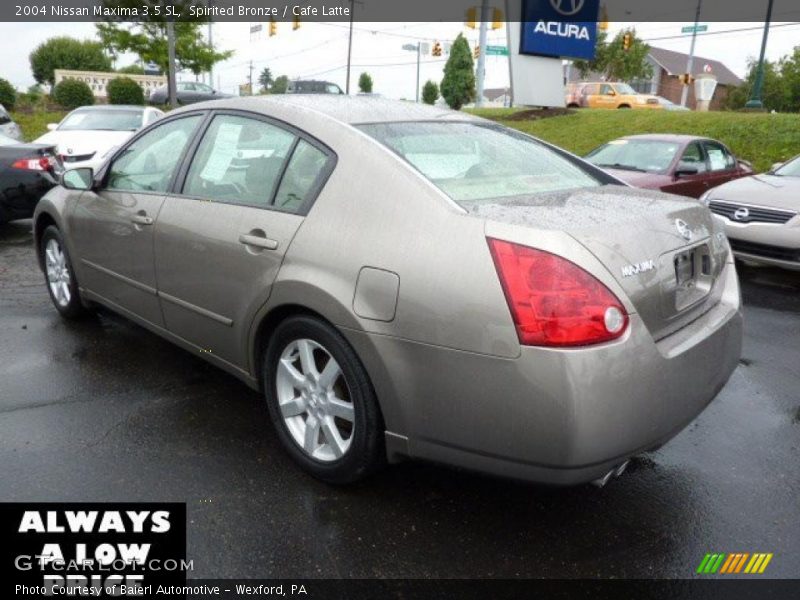 Spirited Bronze / Cafe Latte 2004 Nissan Maxima 3.5 SL