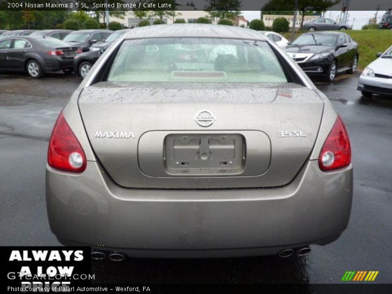 Spirited Bronze / Cafe Latte 2004 Nissan Maxima 3.5 SL