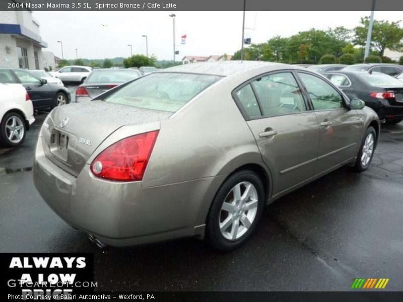 Spirited Bronze / Cafe Latte 2004 Nissan Maxima 3.5 SL