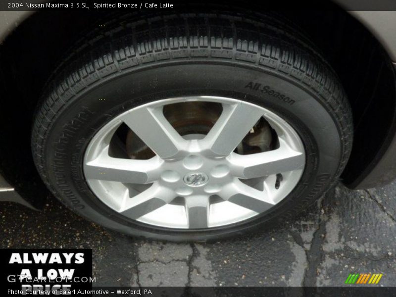 Spirited Bronze / Cafe Latte 2004 Nissan Maxima 3.5 SL