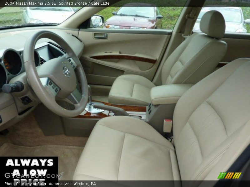 Spirited Bronze / Cafe Latte 2004 Nissan Maxima 3.5 SL