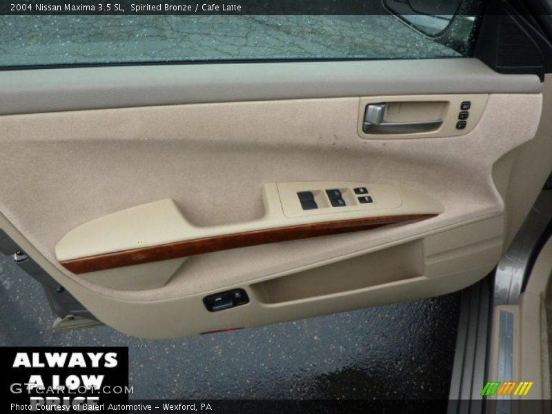 Spirited Bronze / Cafe Latte 2004 Nissan Maxima 3.5 SL