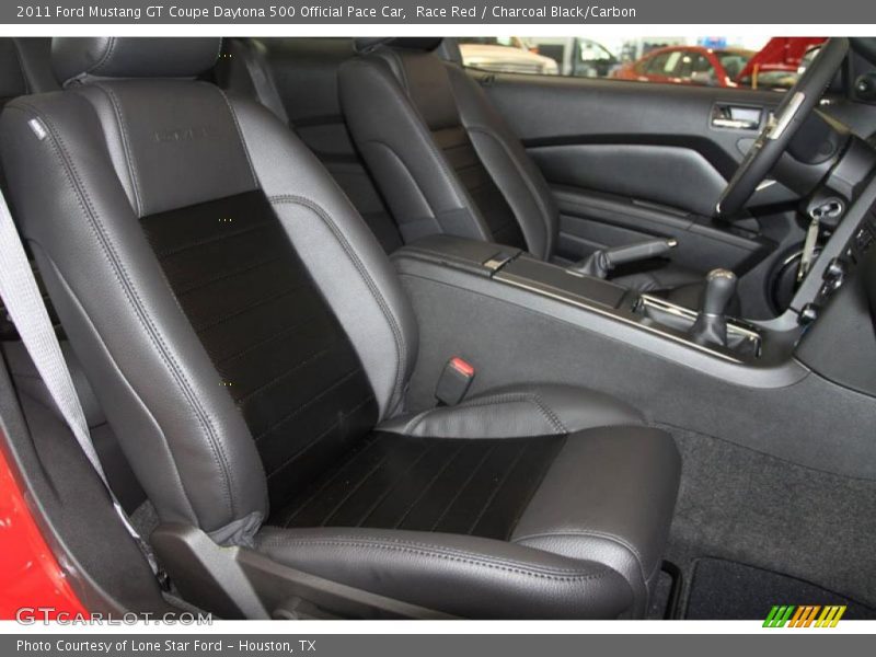  2011 Mustang GT Coupe Daytona 500 Official Pace Car Charcoal Black/Carbon Interior