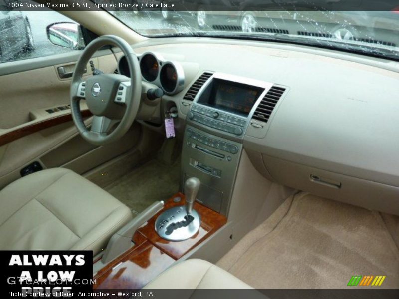 Spirited Bronze / Cafe Latte 2004 Nissan Maxima 3.5 SL
