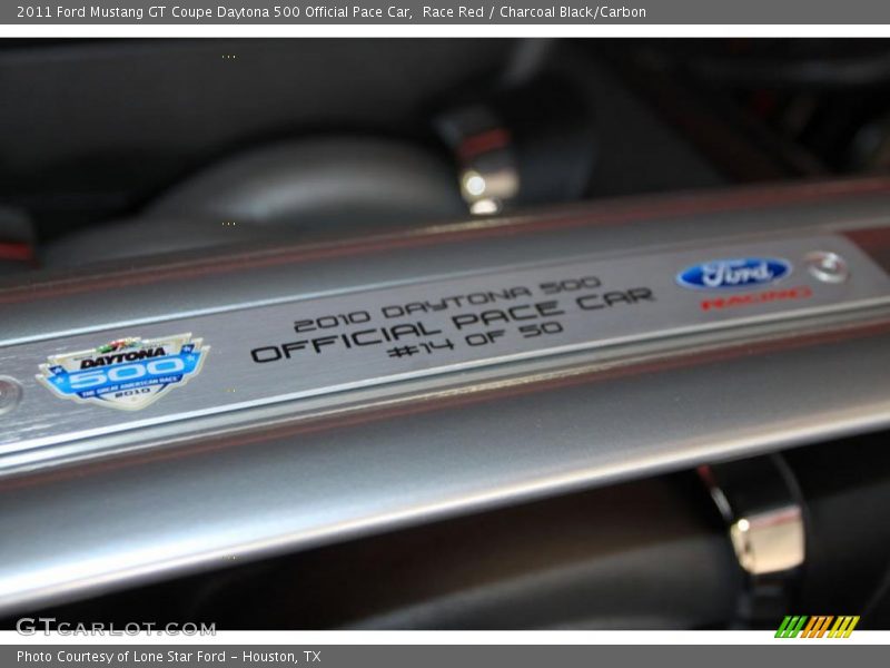  2011 Mustang GT Coupe Daytona 500 Official Pace Car Logo