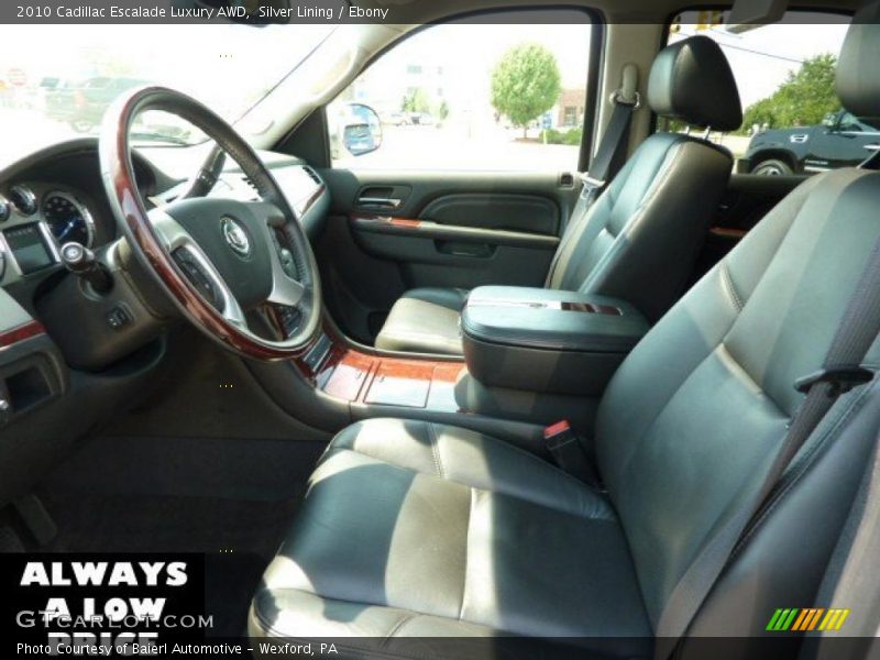 Silver Lining / Ebony 2010 Cadillac Escalade Luxury AWD