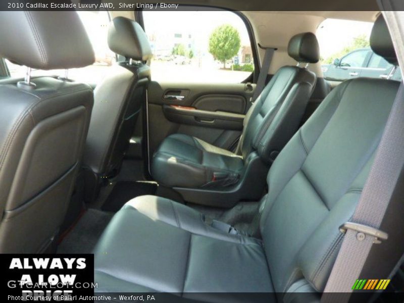 Silver Lining / Ebony 2010 Cadillac Escalade Luxury AWD