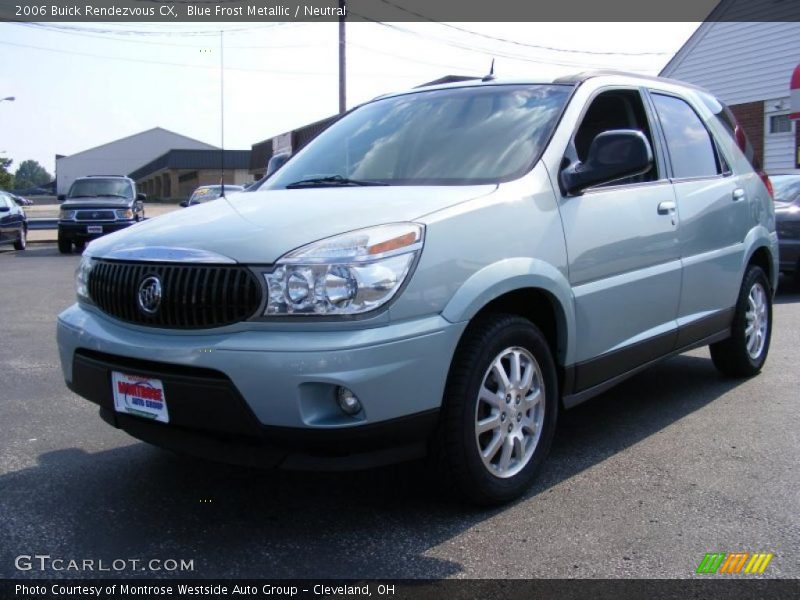 Blue Frost Metallic / Neutral 2006 Buick Rendezvous CX