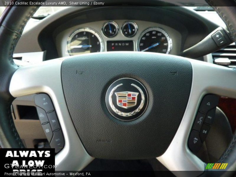 Silver Lining / Ebony 2010 Cadillac Escalade Luxury AWD