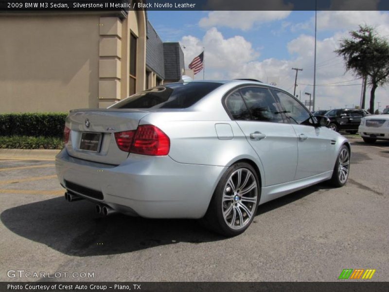 Silverstone II Metallic / Black Novillo Leather 2009 BMW M3 Sedan