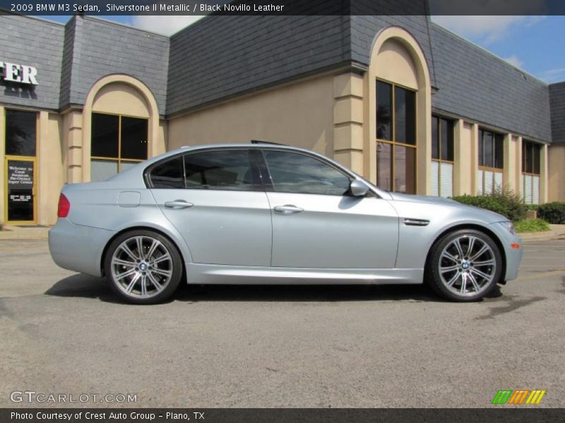 Silverstone II Metallic / Black Novillo Leather 2009 BMW M3 Sedan