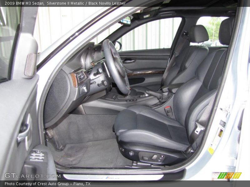Silverstone II Metallic / Black Novillo Leather 2009 BMW M3 Sedan