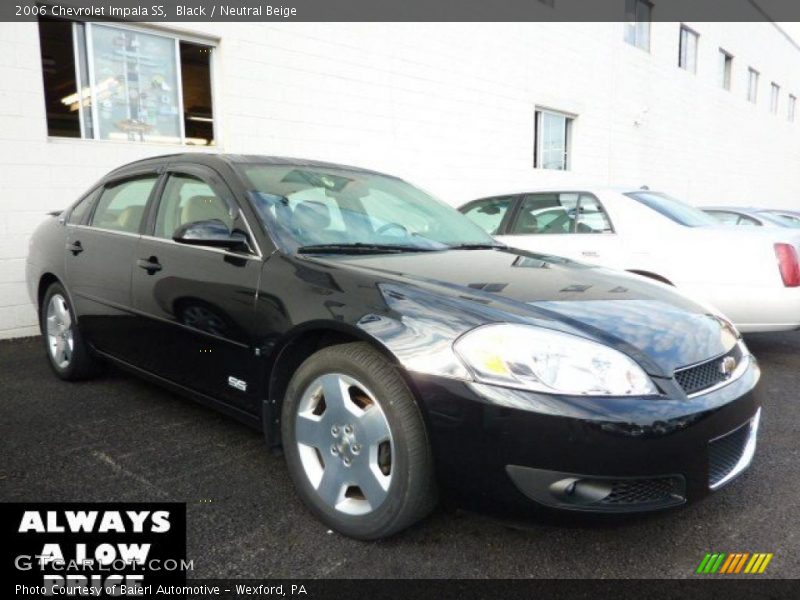 Black / Neutral Beige 2006 Chevrolet Impala SS