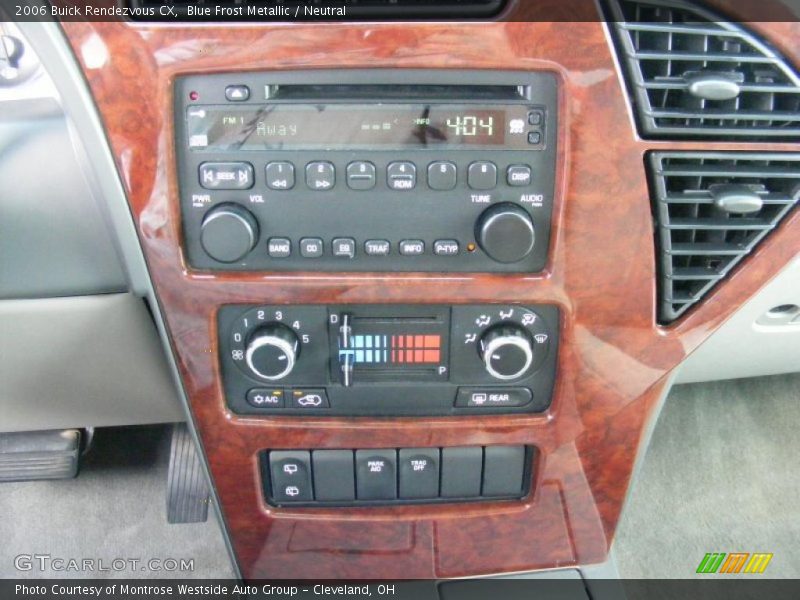 Blue Frost Metallic / Neutral 2006 Buick Rendezvous CX