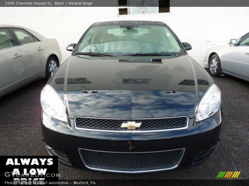 Black / Neutral Beige 2006 Chevrolet Impala SS