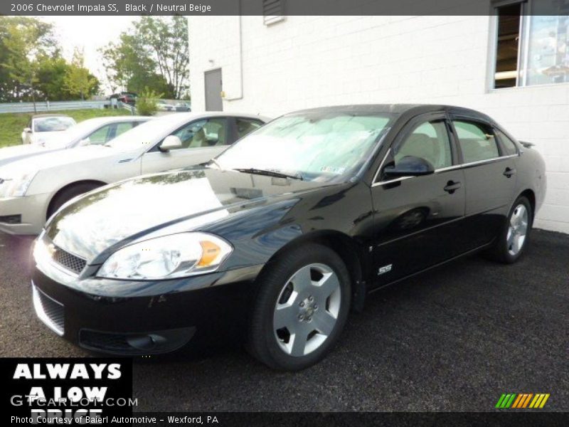 Black / Neutral Beige 2006 Chevrolet Impala SS