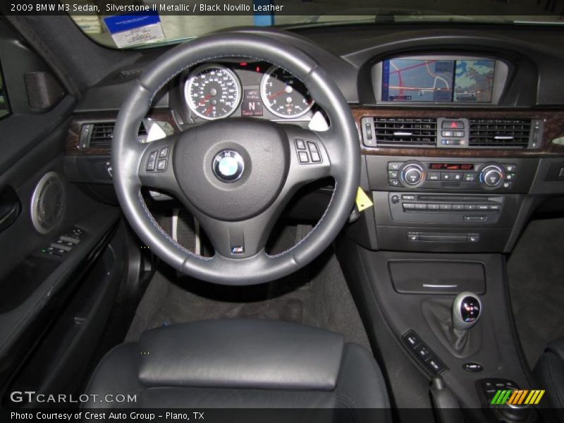 Silverstone II Metallic / Black Novillo Leather 2009 BMW M3 Sedan