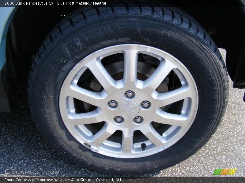 Blue Frost Metallic / Neutral 2006 Buick Rendezvous CX