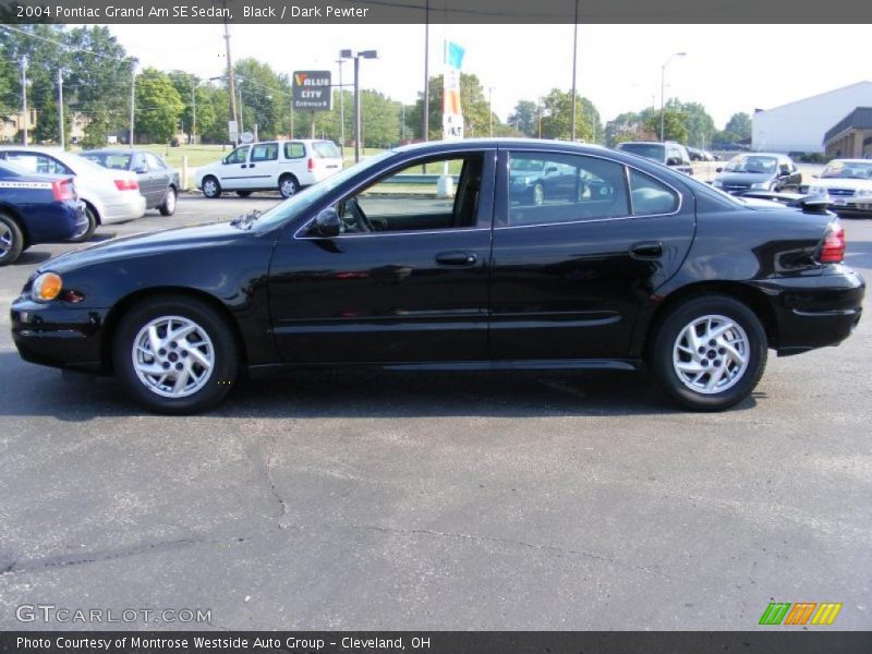 Black / Dark Pewter 2004 Pontiac Grand Am SE Sedan