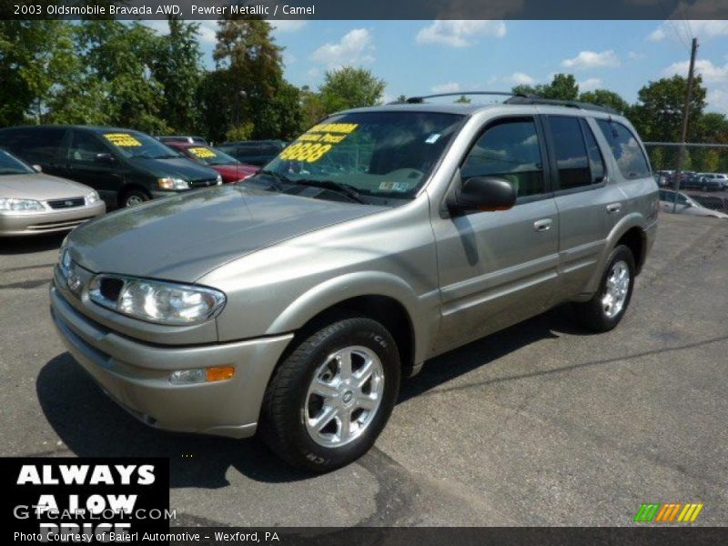 Pewter Metallic / Camel 2003 Oldsmobile Bravada AWD