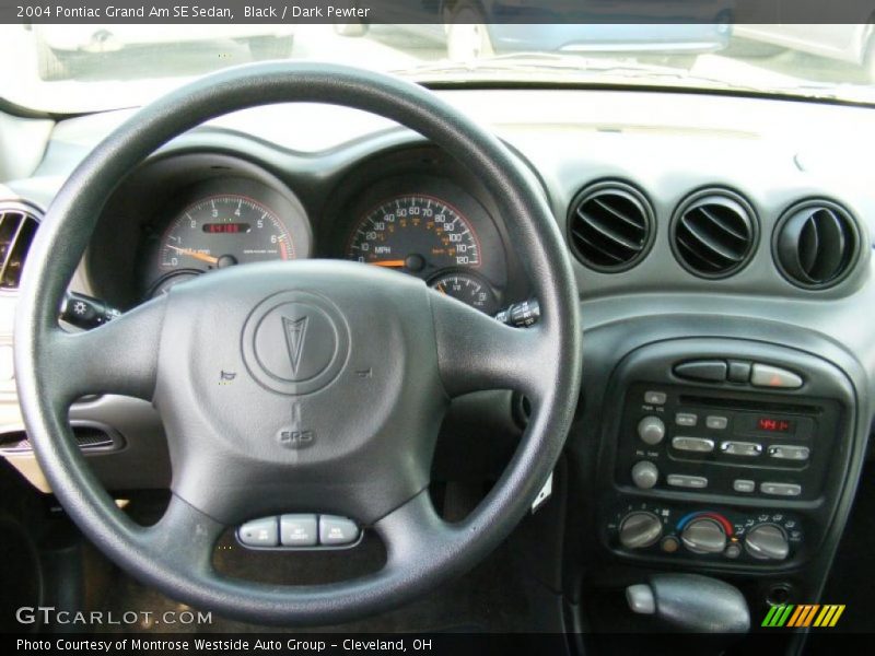 Black / Dark Pewter 2004 Pontiac Grand Am SE Sedan