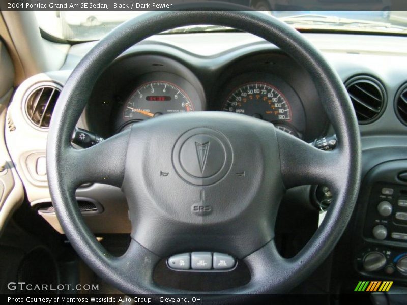 Black / Dark Pewter 2004 Pontiac Grand Am SE Sedan