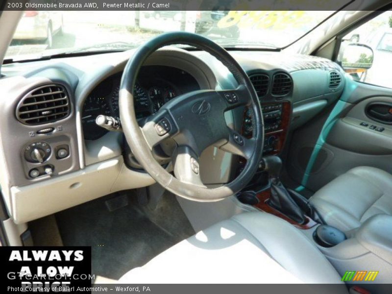 Pewter Metallic / Camel 2003 Oldsmobile Bravada AWD