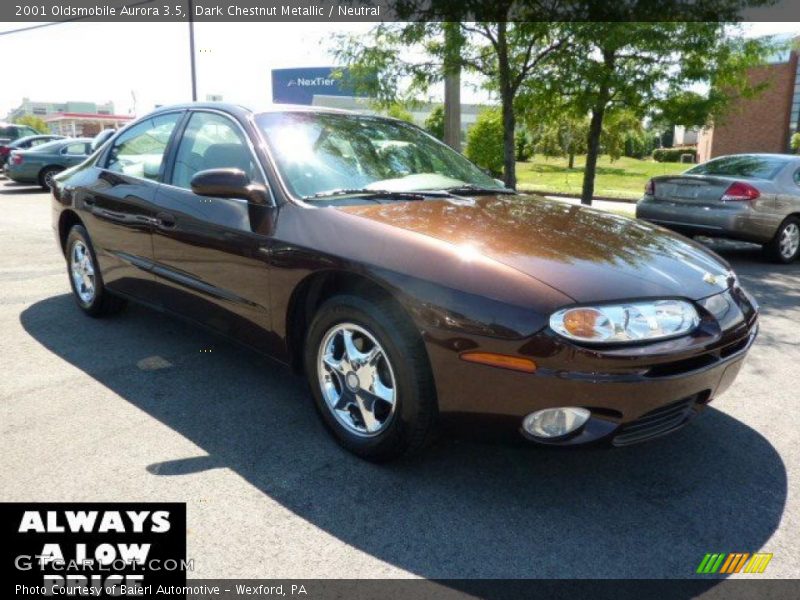 Dark Chestnut Metallic / Neutral 2001 Oldsmobile Aurora 3.5