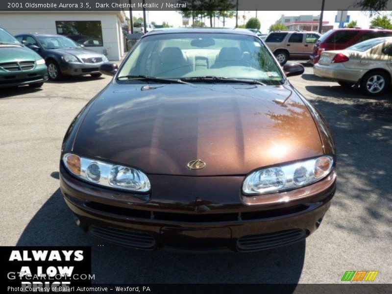 Dark Chestnut Metallic / Neutral 2001 Oldsmobile Aurora 3.5