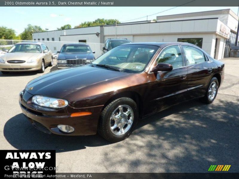 Dark Chestnut Metallic / Neutral 2001 Oldsmobile Aurora 3.5