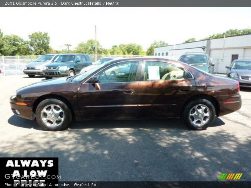 Dark Chestnut Metallic / Neutral 2001 Oldsmobile Aurora 3.5