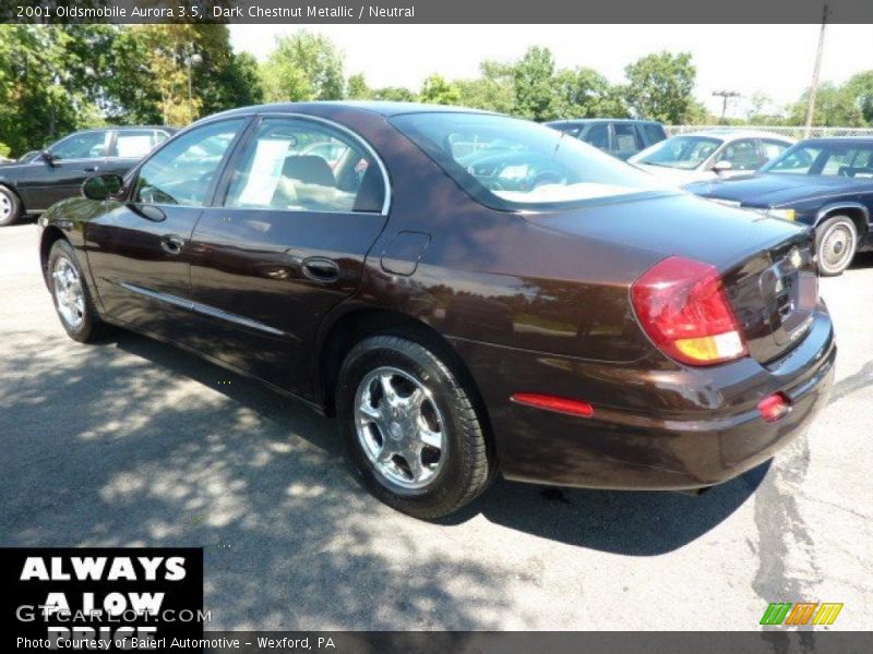 Dark Chestnut Metallic / Neutral 2001 Oldsmobile Aurora 3.5