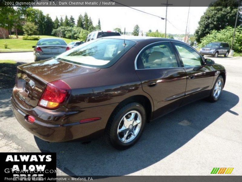 Dark Chestnut Metallic / Neutral 2001 Oldsmobile Aurora 3.5