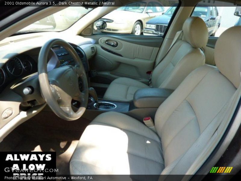 Dark Chestnut Metallic / Neutral 2001 Oldsmobile Aurora 3.5