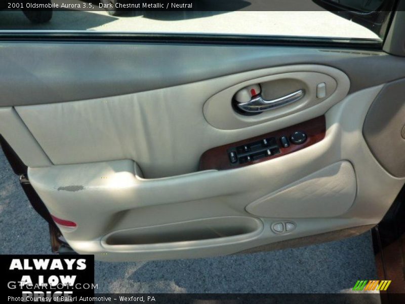Dark Chestnut Metallic / Neutral 2001 Oldsmobile Aurora 3.5
