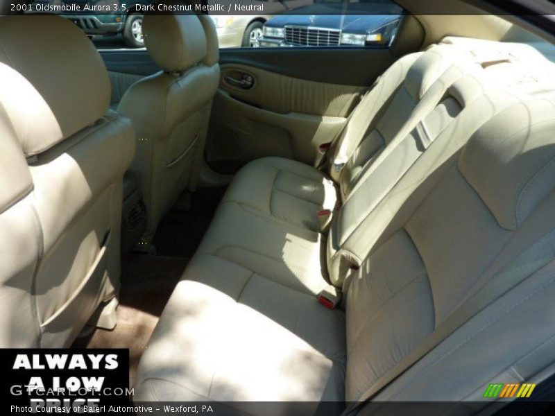 Dark Chestnut Metallic / Neutral 2001 Oldsmobile Aurora 3.5