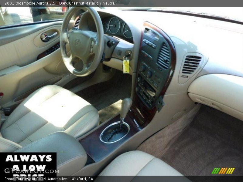 Dark Chestnut Metallic / Neutral 2001 Oldsmobile Aurora 3.5