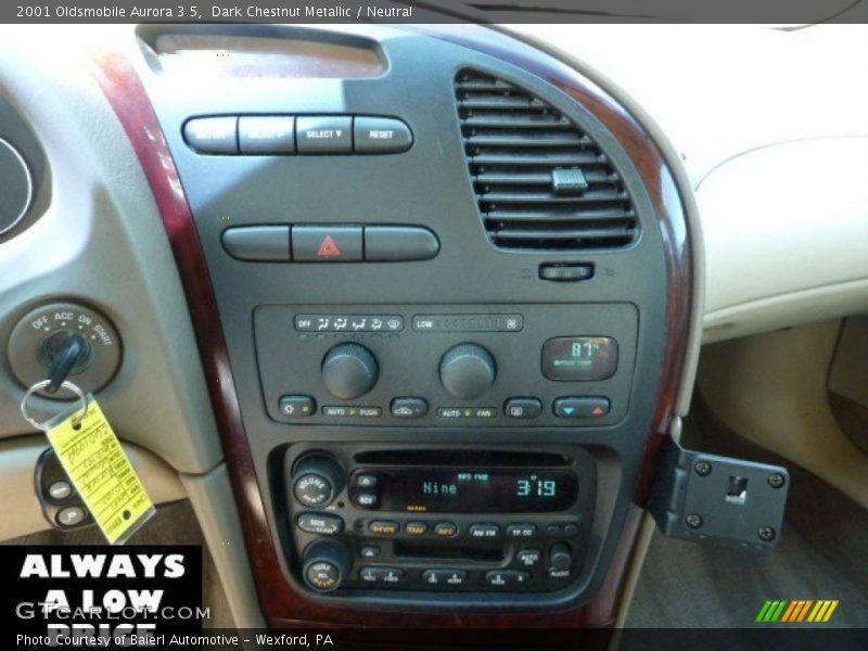 Dark Chestnut Metallic / Neutral 2001 Oldsmobile Aurora 3.5