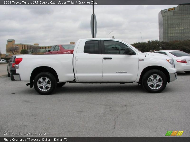 Super White / Graphite Gray 2008 Toyota Tundra SR5 Double Cab