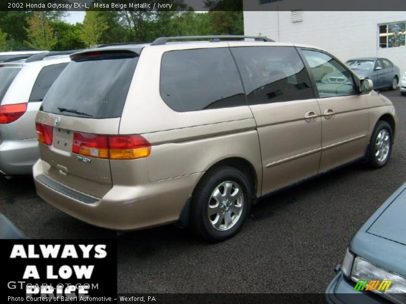 Mesa Beige Metallic / Ivory 2002 Honda Odyssey EX-L