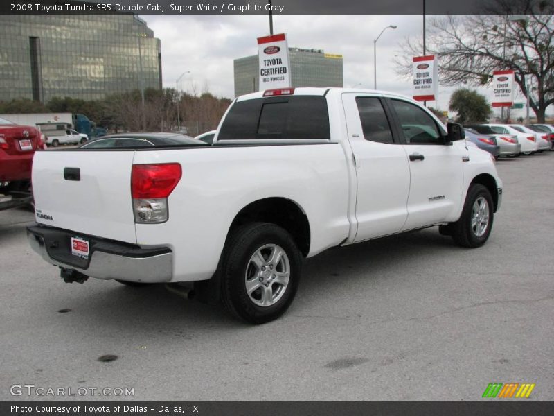 Super White / Graphite Gray 2008 Toyota Tundra SR5 Double Cab