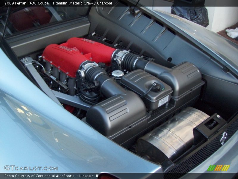 Titanium (Metallic Gray) / Charcoal 2009 Ferrari F430 Coupe