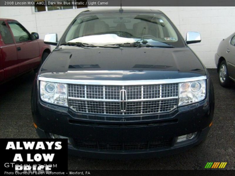 Dark Ink Blue Metallic / Light Camel 2008 Lincoln MKX AWD