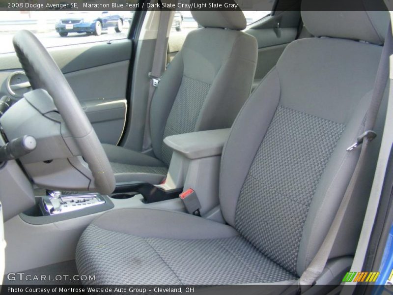 Marathon Blue Pearl / Dark Slate Gray/Light Slate Gray 2008 Dodge Avenger SE