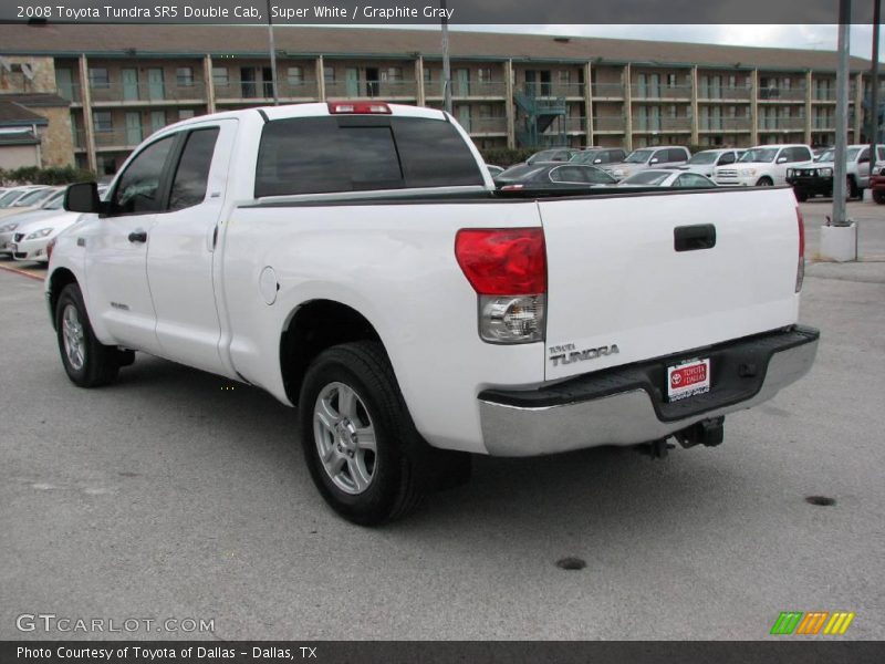 Super White / Graphite Gray 2008 Toyota Tundra SR5 Double Cab
