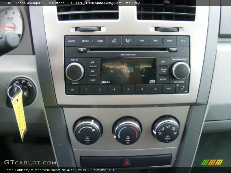 Marathon Blue Pearl / Dark Slate Gray/Light Slate Gray 2008 Dodge Avenger SE