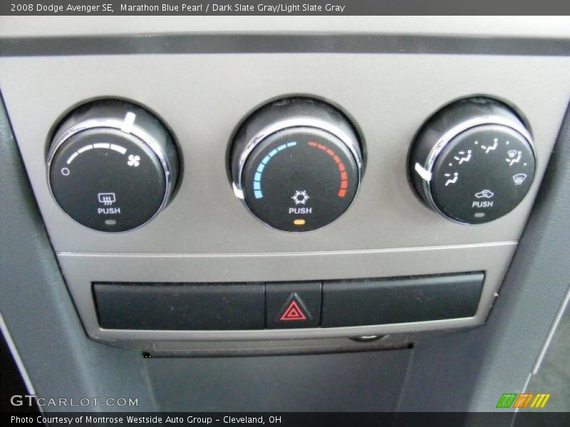 Marathon Blue Pearl / Dark Slate Gray/Light Slate Gray 2008 Dodge Avenger SE