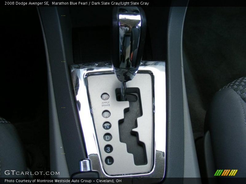 Marathon Blue Pearl / Dark Slate Gray/Light Slate Gray 2008 Dodge Avenger SE