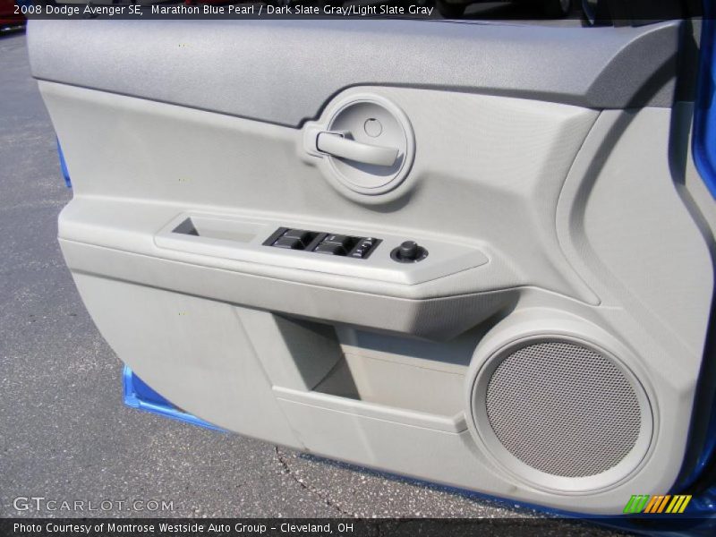 Marathon Blue Pearl / Dark Slate Gray/Light Slate Gray 2008 Dodge Avenger SE
